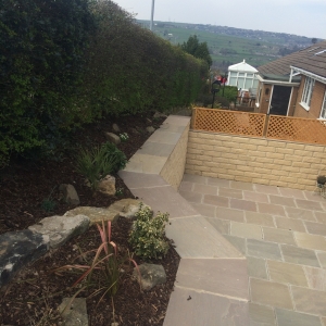 Flagging and patio works in Linthwaite, Huddersfield 2