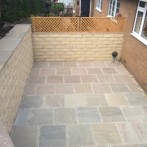 Flagging and patio works in Linthwaite, Huddersfield